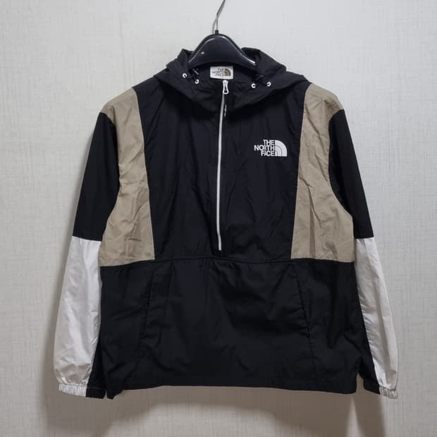 노스페이스 컬러블록 아노락 바람막이