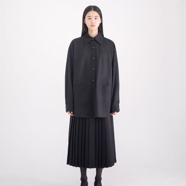 유노이아 라인 포켓 셔츠