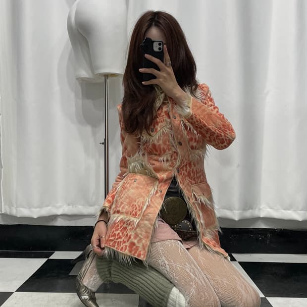 🎸오렌지 퍼 자켓🎸