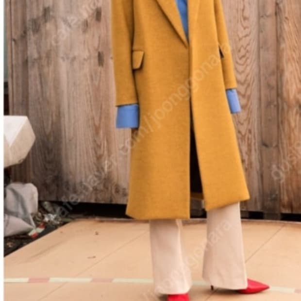 앤더슨벨 멜란지 알파카 맥시 코트