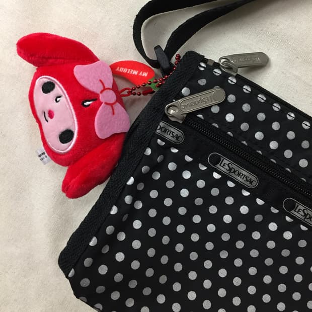 (희귀,핀터레스트)레스포삭 폴카도트 크로스백,y2k,아메카지,모리걸