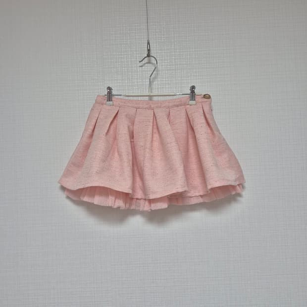 딸기리즈리사 초고전템 라떼갸루 히메카지 헤링본 프릴 미니스커트입니다 ♡♡