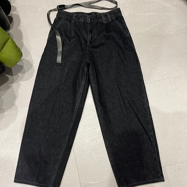 모이프 23시즌 와이드데님 블랙 1사이즈