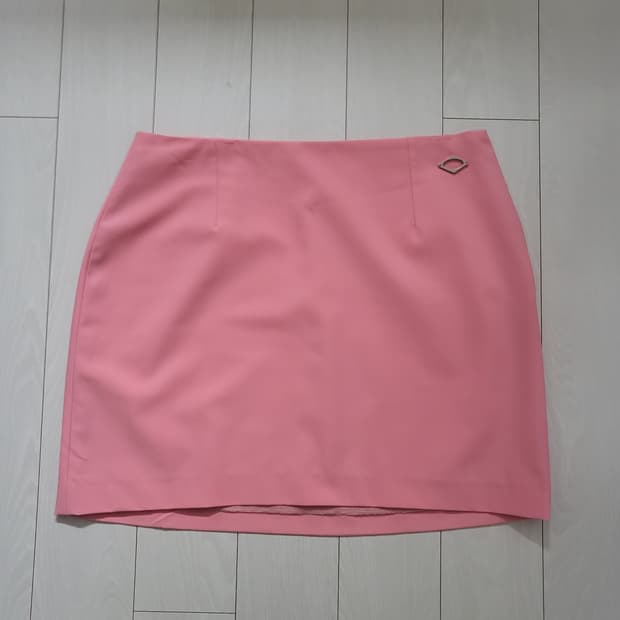 미스치프 롬버스 스커트 핑크