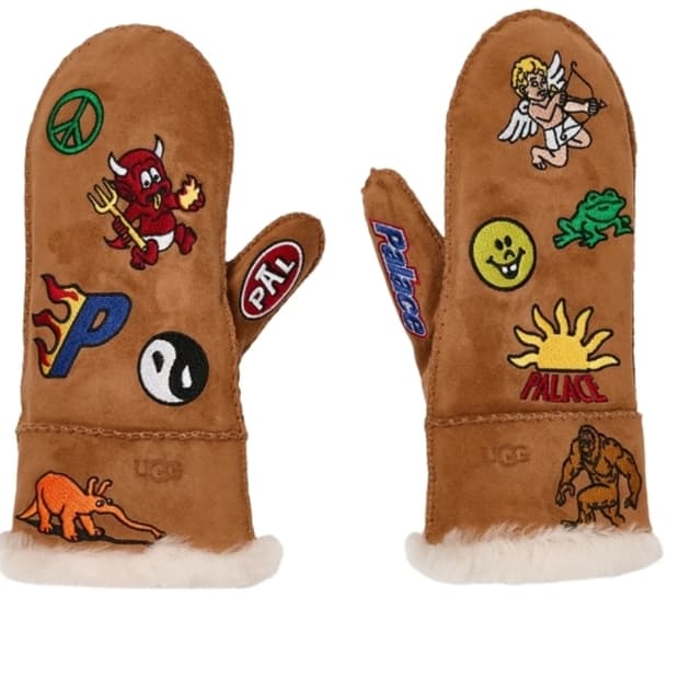 어그 x 팔라스 쉽스킨 미튼 체스트넛