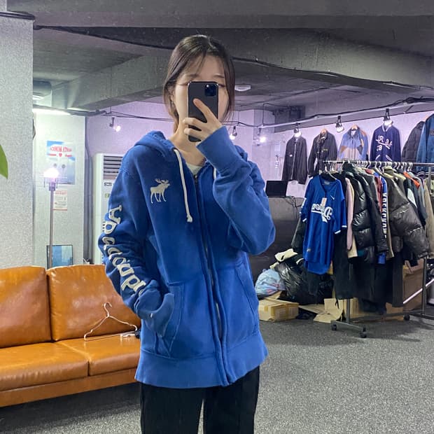 아베크롬비 암로고 디어 후드집업 B3172