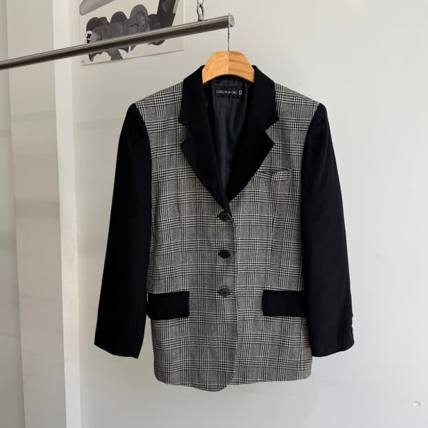 빈티지 GARCON DE GRIS 판넬 자켓