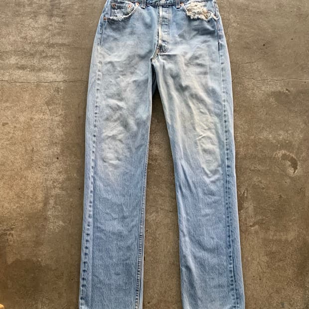 1990s 리바이스 501 데님팬츠 (33X36)