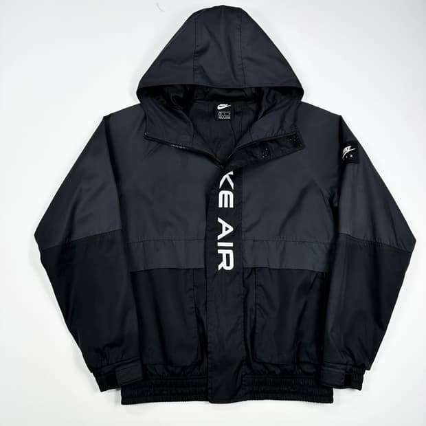 나이키 에어 반집업 후디 우븐 아노락 블랙 S