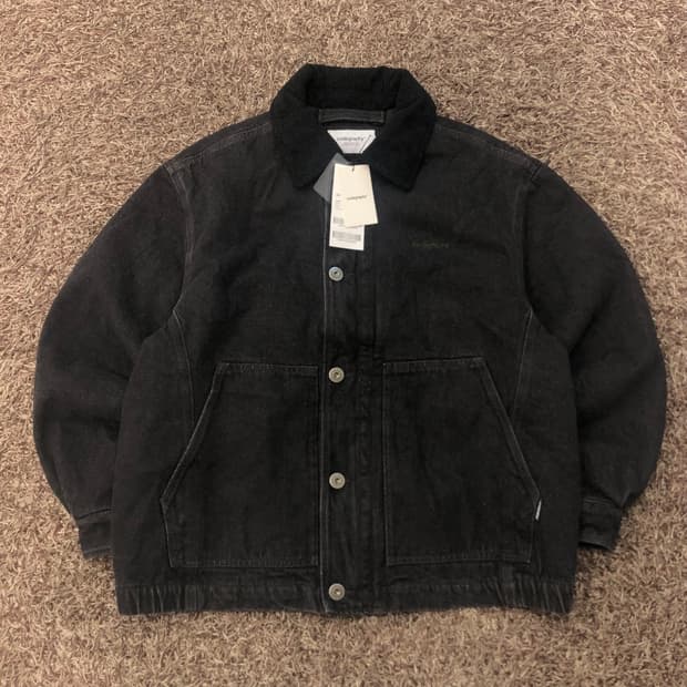 새상품 코드그라피 코듀로이 카라 데님 워크자켓