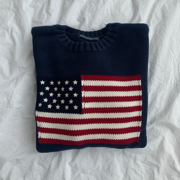 브랜디멜빌 성조기 니트