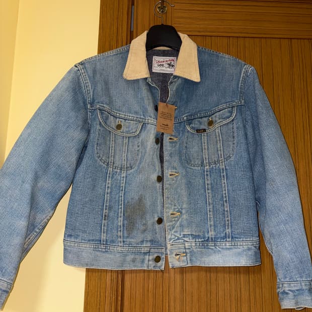 70's Lee 스톰라이더 블랭킷 데님 트러커 자켓