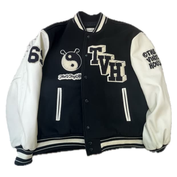 더바이닐하우스 바시티 자켓 네이비 L