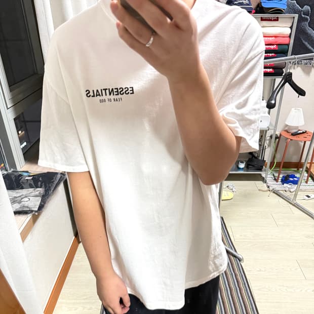 피어오브갓 에센셜 플라워 반팔 티셔츠