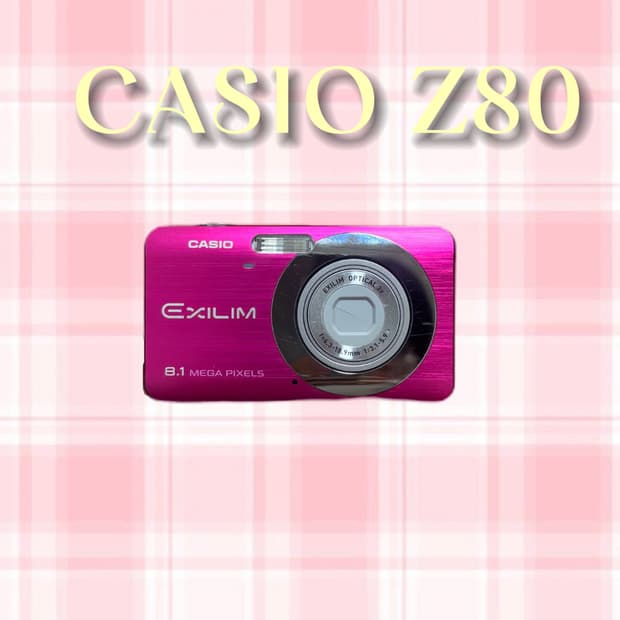 [카리나,츄]카시오 엑슬림 Z80 디카