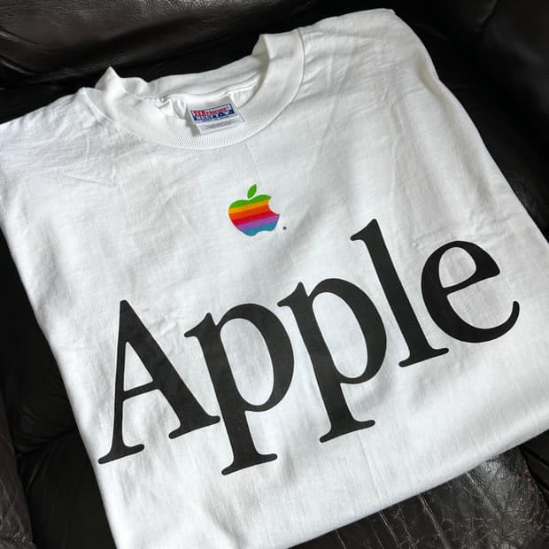 90s og Apple t shirt, 빈티지 애플 티셔츠