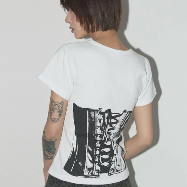 팬시클럽 백 코르셋 티