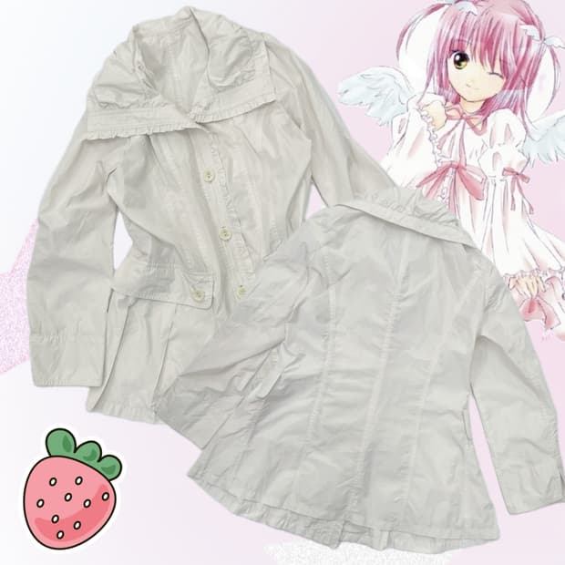 🎀DOILY 히메갸루 바람막이 코트 🎀트렌치 딸기우유 러블리 아우터