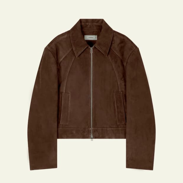 웨이비니스 크롭 스웨이드 브라운 2