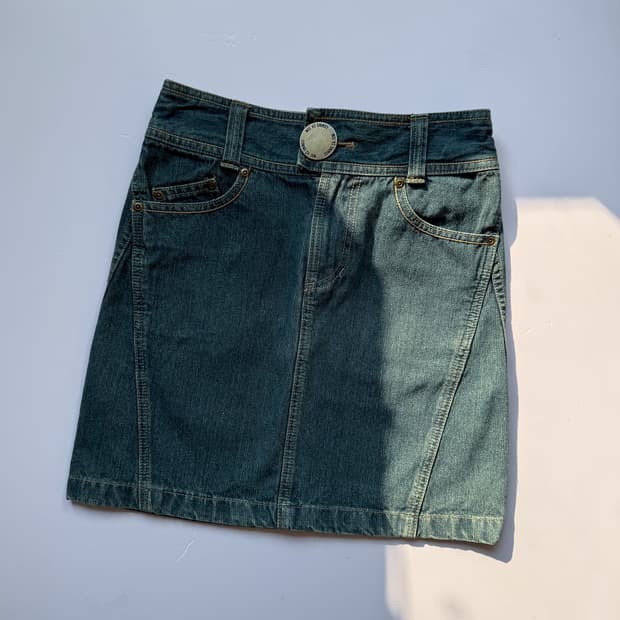 COMME CA ISM  Denim Mini Skirt 0357