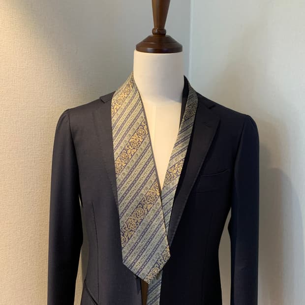입생로랑(YSL) 페이즐리 명품 클래식 정장넥타이 100실크 A+등급