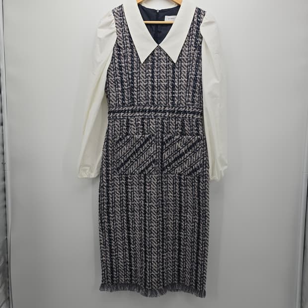 HerShe 트위드 롱 원피스 55