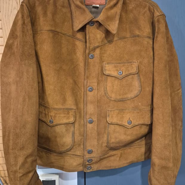 RRL 더블알엘 러프아웃 스웨이드 재킷