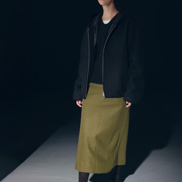 Aieul work hoodie jacket black