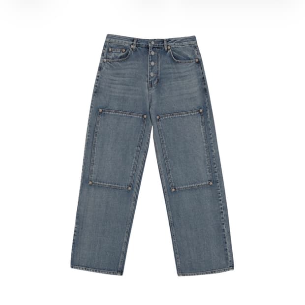 Thug Club Double Knee Laser Denim Pants