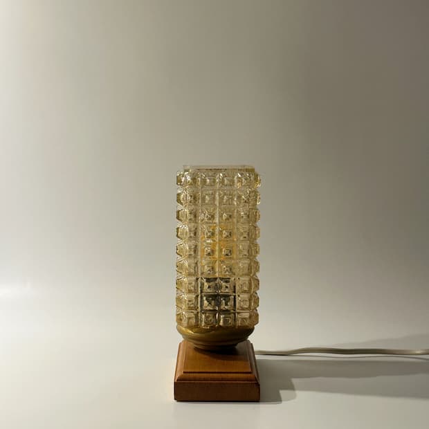 70’s 독일 ME 빈티지 글래스 앤틱 테이블 조명 미드센츄리 램프 레트