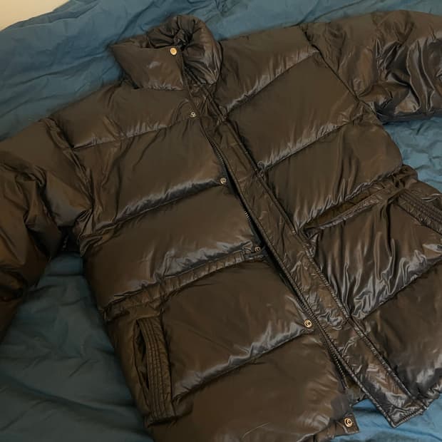 오리털 검정 패딩