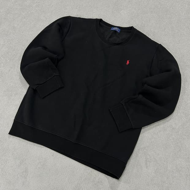 폴로 랄프로렌 블랙 맨투맨 티셔츠 m