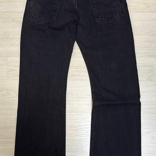 리바이스 프리미엄 517 부츠컷 바지 블랙 28/30