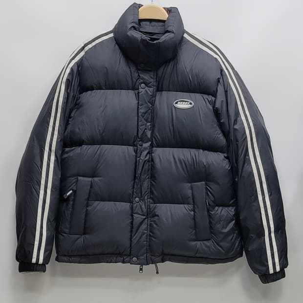 NERDY 널디 리버시블 블랙 화이트 다운 숏 패딩  / S
(공용)