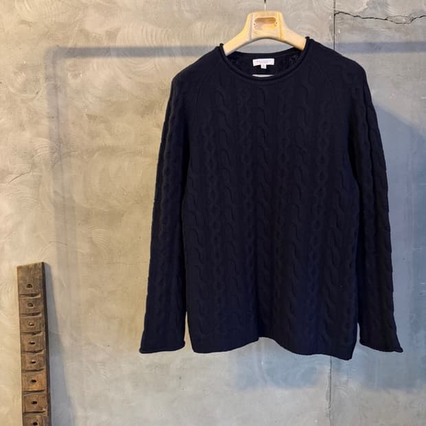 유나이티드 애로우 램스울 니트 슬림100