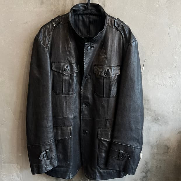 M-65 램스킨 레더 필드 자켓