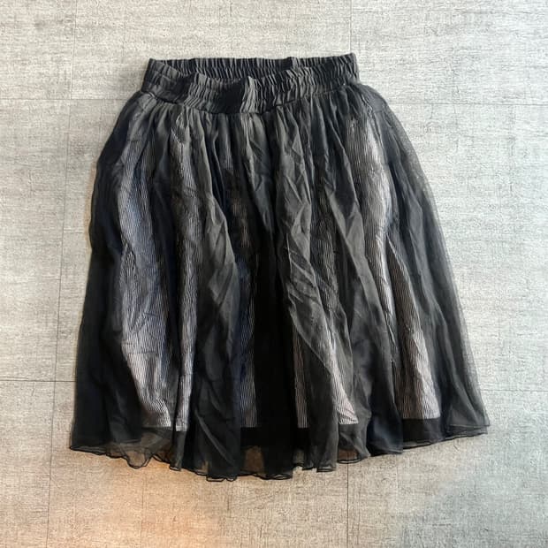 일본빈티지 핀터깔y2k 달천깔페어리 프렌세스 공주풍 샤 미디스커트