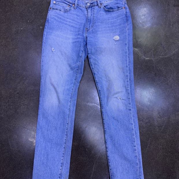 리바이스 511 프리미엄 슬림핏 R탭 빈티지 라이트 워싱 데님팬츠 32