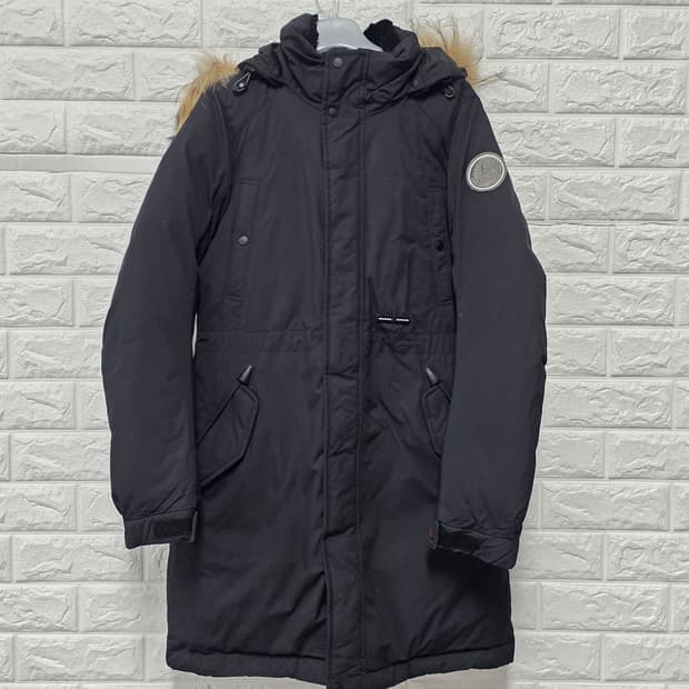 택포) 빈폴 구스 다운패딩 겨울 파카 90