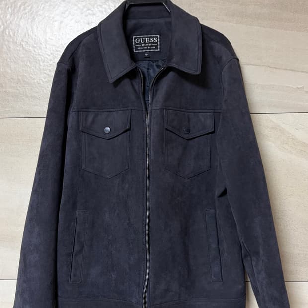 Vintage guess suede jacket 