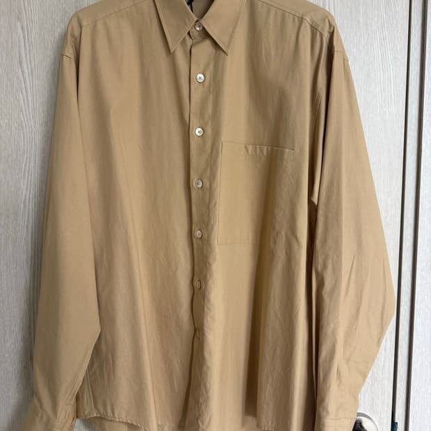 오라리 WASHED FINX TWILL BIG SHIRT 4사이즈