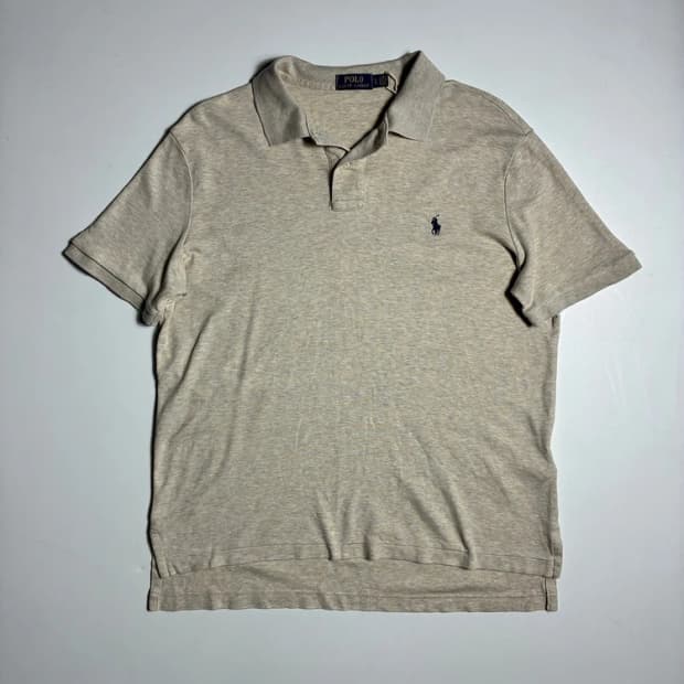 폴로 랄프로렌 베이직 포니 자수 반팔 카라 티셔츠 R2488