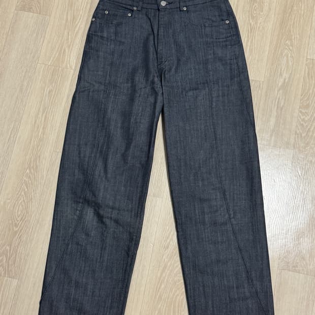 인포템무드 문라이즈 데님 팬츠_인디고