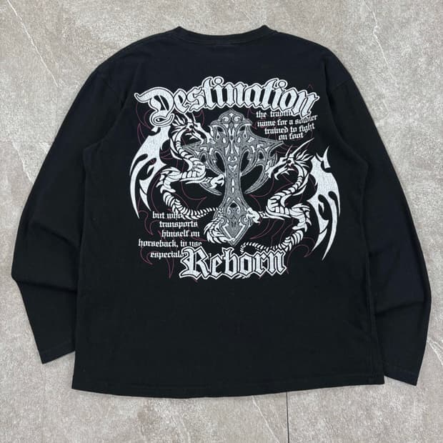 Japan Vintage Punk Long Sleeved T-shirt