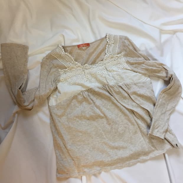 레이스 모리걸 티셔츠