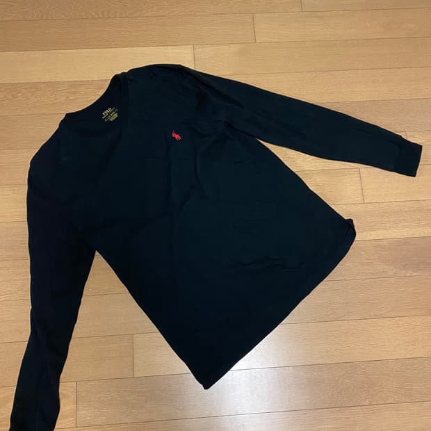 폴로 랄프로렌 긴 팔 티셔츠 롱슬리브 맨투맨 블랙