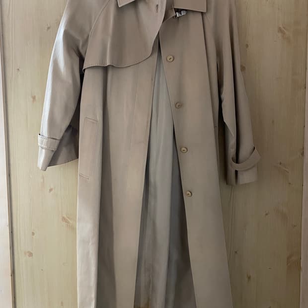 pierre balmain 피에르 발망 베이지 트렌치 코트