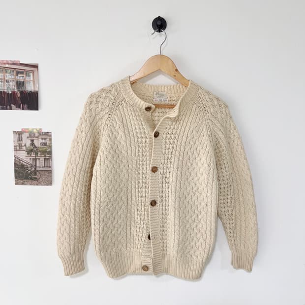 [M] Ray Beams 빔즈 퓨어울100% 가디건