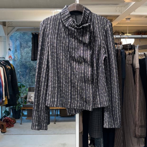 Kiyoko takase 하이넥 자켓