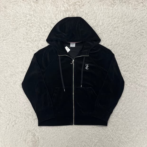 쥬시꾸띄르 벨벳 후드집업